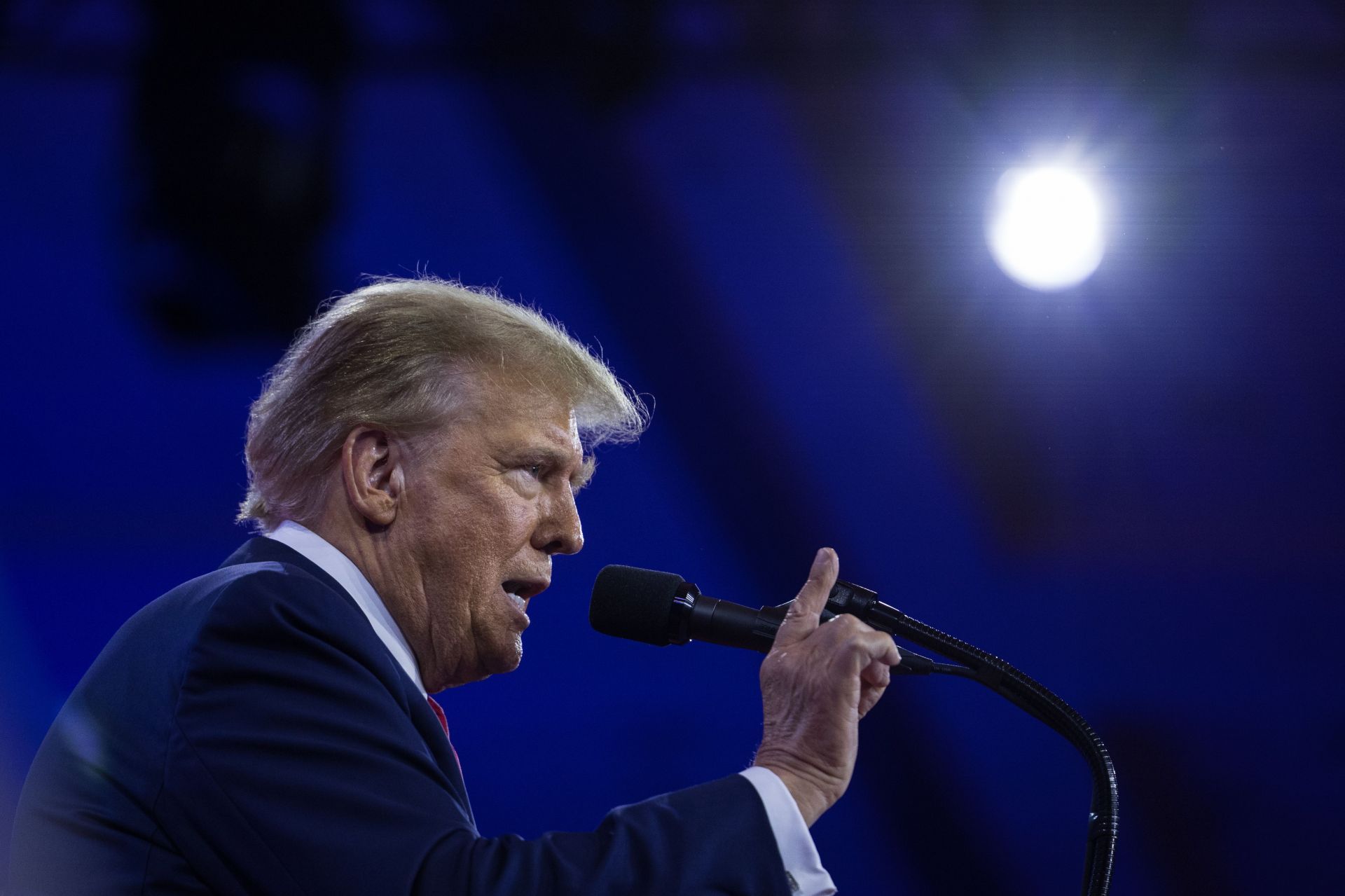 NATIONAL HARBOR, MD - FEBRUARY 24: Former President Donald Trump - Source: Getty