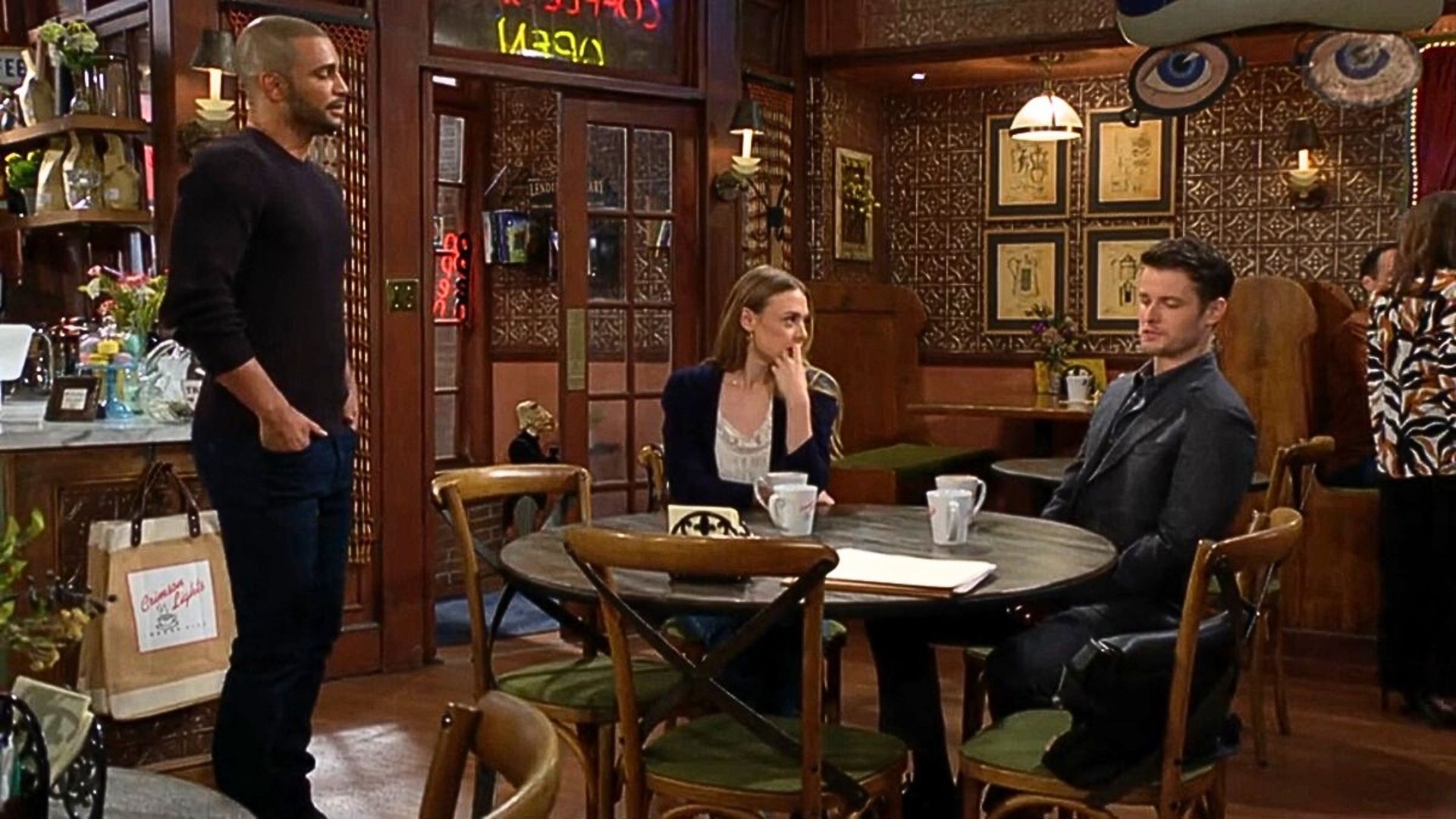 Holden&#039;s presence created even more angst for Kyle and Claire on The Young and the Restless | Image: CBS