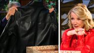 Nikki (Melody Thomas Scott) got Victor (Eric Braeden) the perfect gift, a new black leather jacket, on The Young and the Restless | Image: CBS