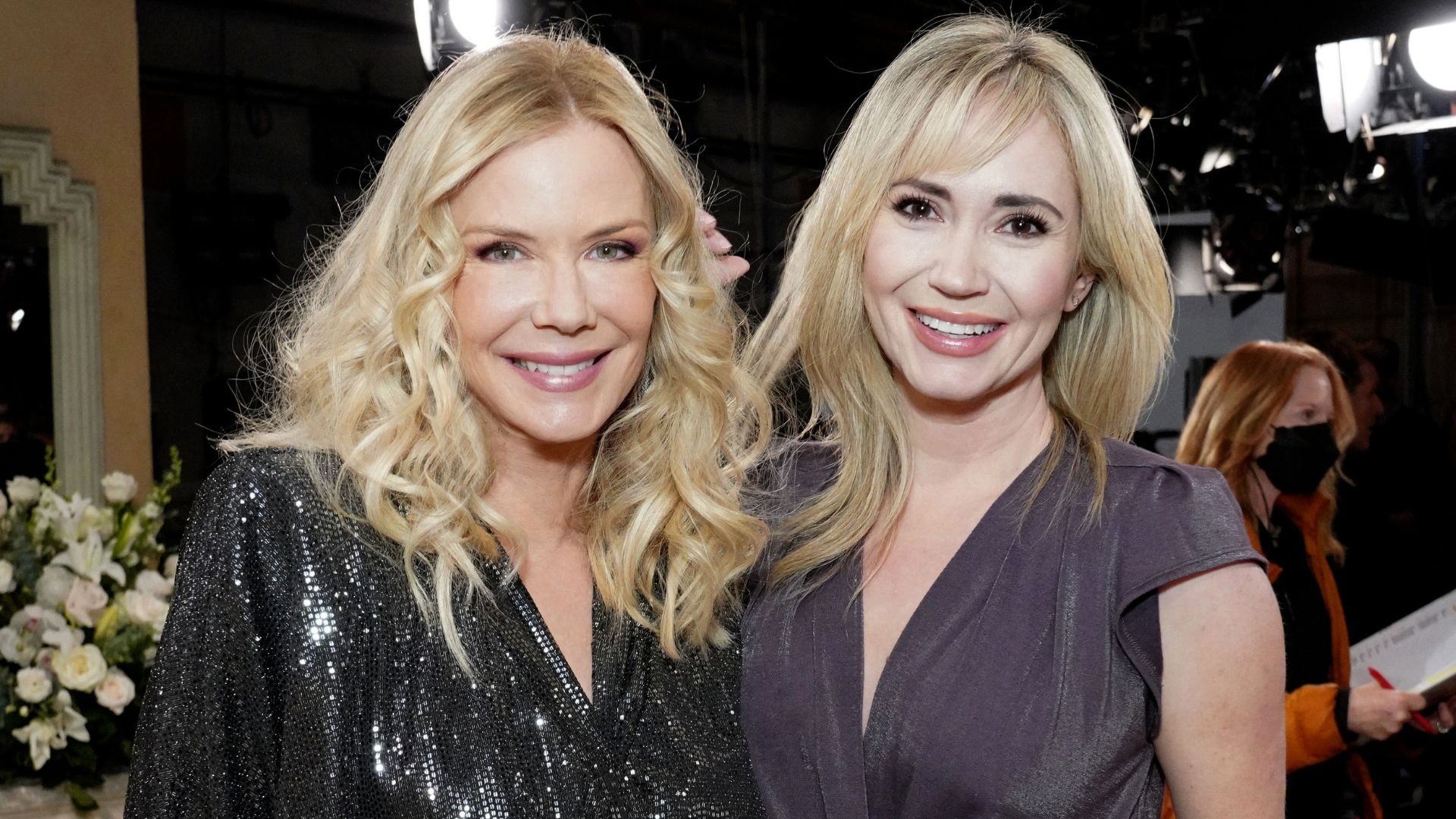 Ashley Jones and TV mom Katherine Kelly Lang | Image: JPI