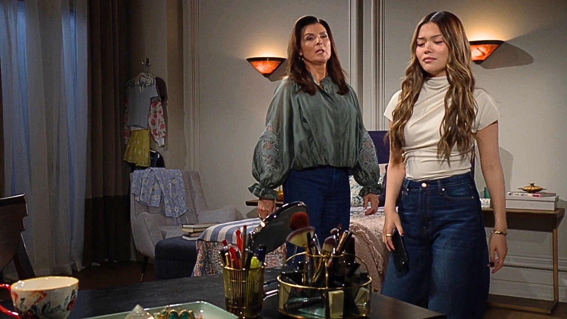 Sheila tried to reason with Luna on The Bold and the Beautiful | Image: CBS