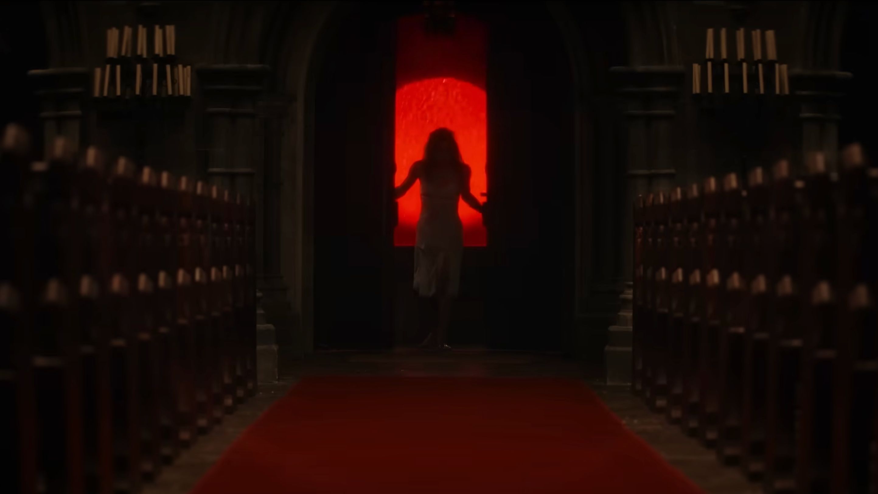 A still from the Wake Up Dead Man: A Knives Out Mystery teaser (Image via YouTube/Netflix)