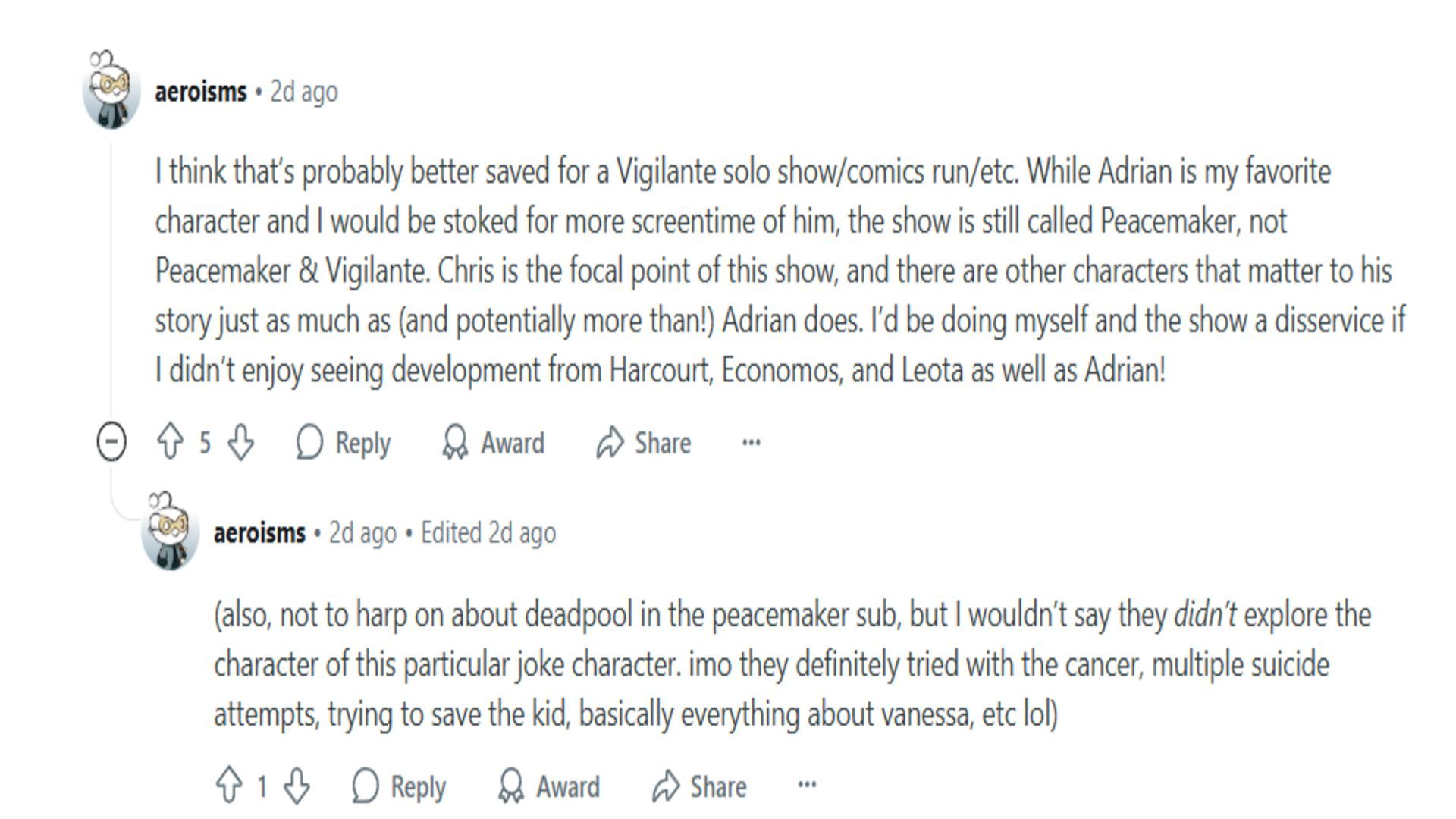 Fan comment | Image Via: Reddit