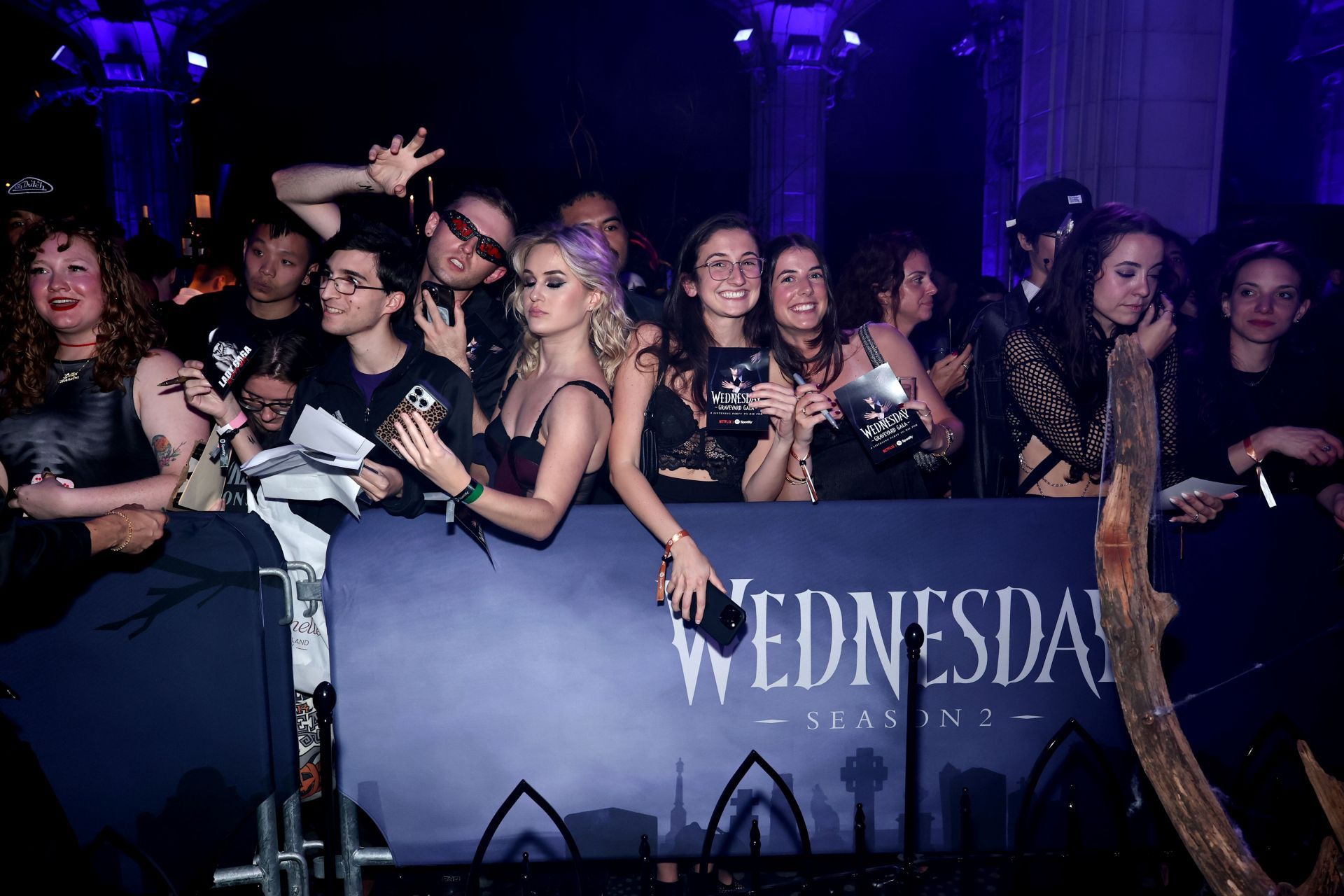 Netflix x Spotify - Wednesday S2 Graveyard Gala - Source: Getty