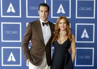 Sacha Baron Cohen and Isla Fisher at the 93rd Annual Academy Awards - Arrivals - Source: Getty
