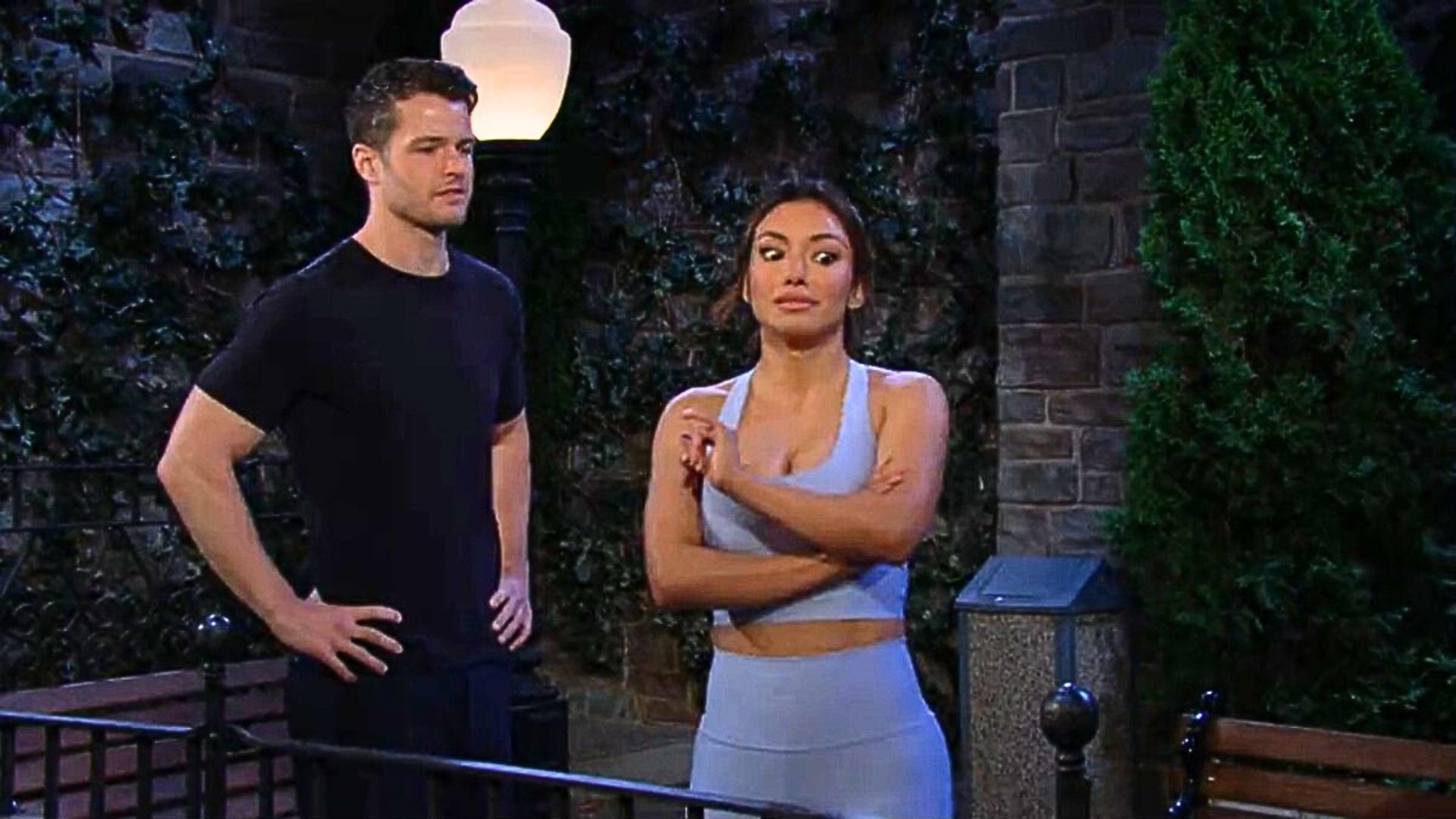 Audra rolled her eyes at the accusation that she wants Kyle on The Young and the Restless | Image: CBS