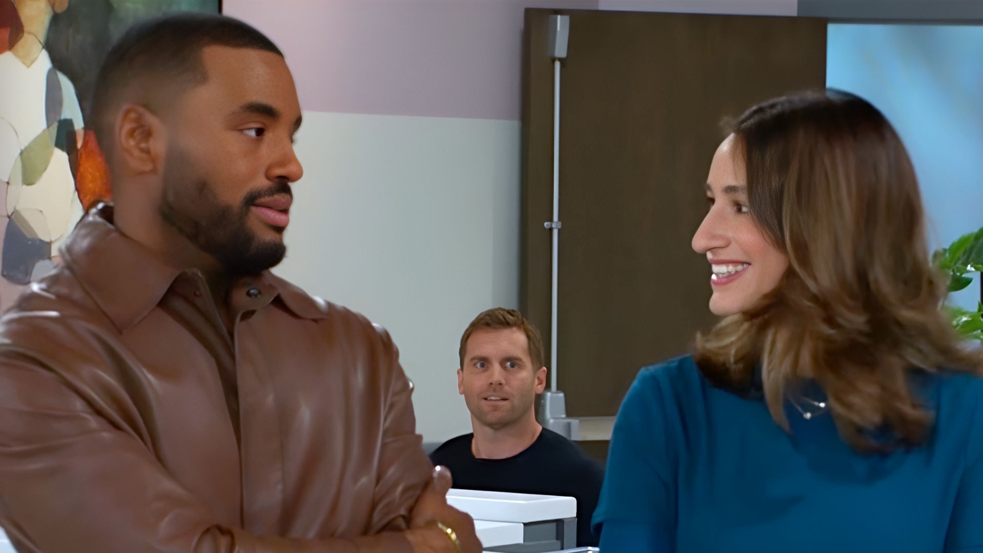 Derek&#039;s nearly turned rolling up on Ashley and Andre into an Olympic event on Beyond the Gates | Image: CBS