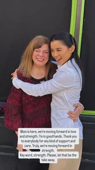 Leah Lewis reacts to David Del Rio's Matlock exit (image via @leahmlewis on Instagram Stories)