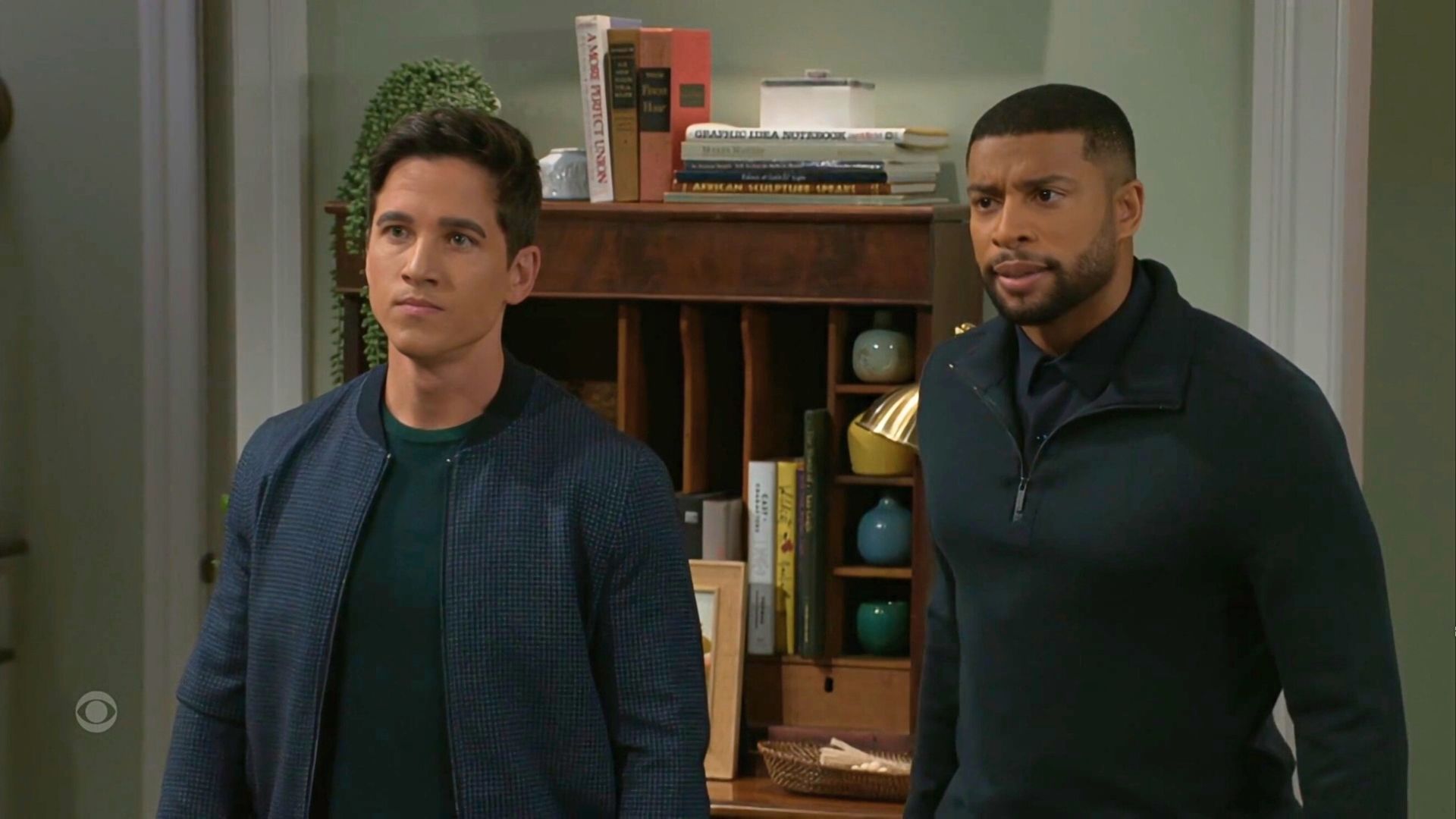 Beyond the Gates: Smitty and Martin are angry at Samantha | Image: CBS