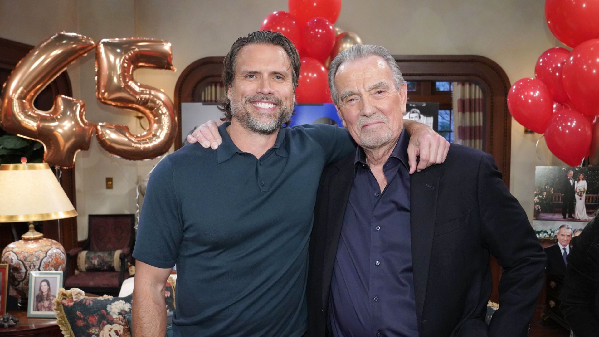 Nick (Joshua Morrow) and Victor (Eric Braeden) on The Young and the Restless | Image: JPI