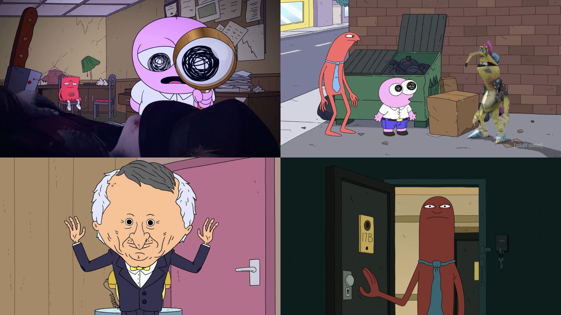 Smiling Friends Characters | Images via Adult Swim
