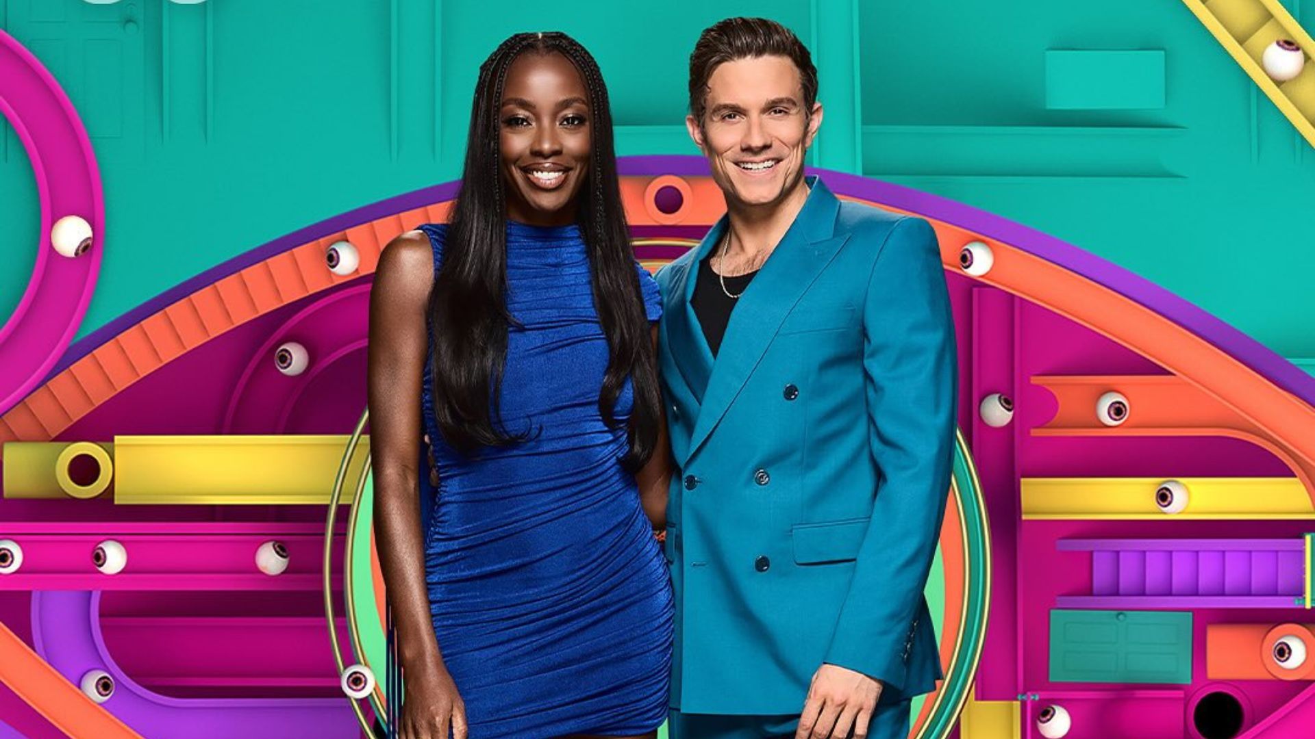 AJ and Will - Hosts of Big Brother UK | Image via Instagram/ @bbuk