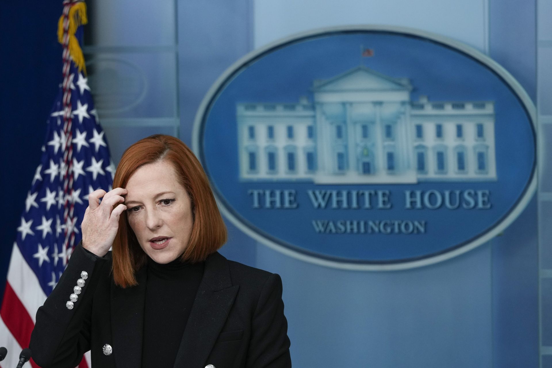 Jen Psaki Holds Daily White House Briefing - Source: Getty