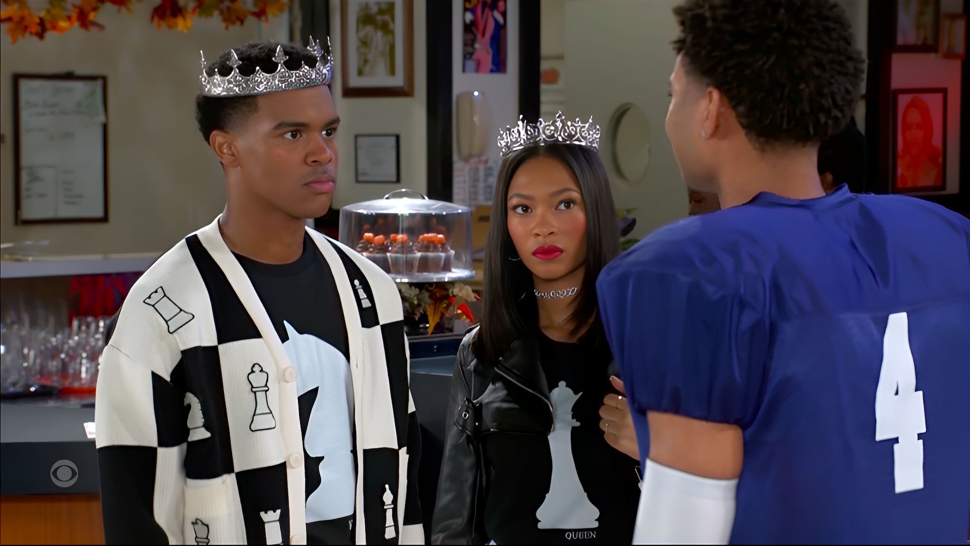 Tyrell wasn&#039;t going to let Nathan spike his sister for a touchdown on Beyond the Gates | Image: CBS