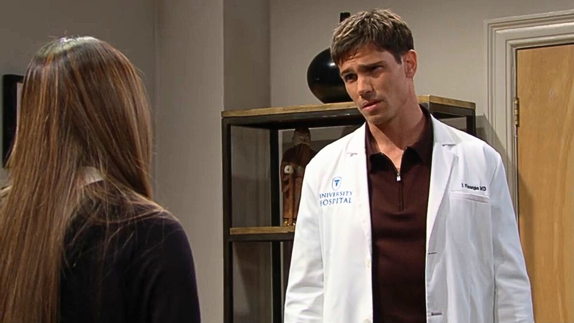 Finn was stunned to learn that his daughter Luna is alive on The Bold and the Beautiful | Image: CBS