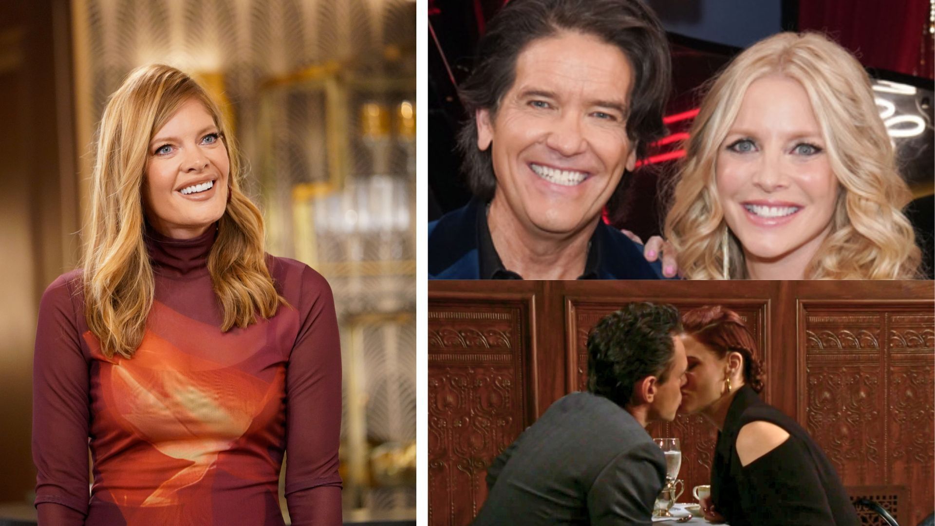 Phyllis (Michelle Stafford) will find a new suitor, Danny (Michael Damian) and Cricket (Lauralee Bell) have parties, and Billy (Jason Thompson) and Sally (Courtney Hope) mix business with pleasure on The Young and the Restless | Image: JPI