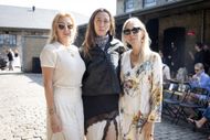 Alana with her mother, Mary, and sister Marielle on Day 3 - Runway - Copenhagen Fashion Week SS25 - Source: Getty