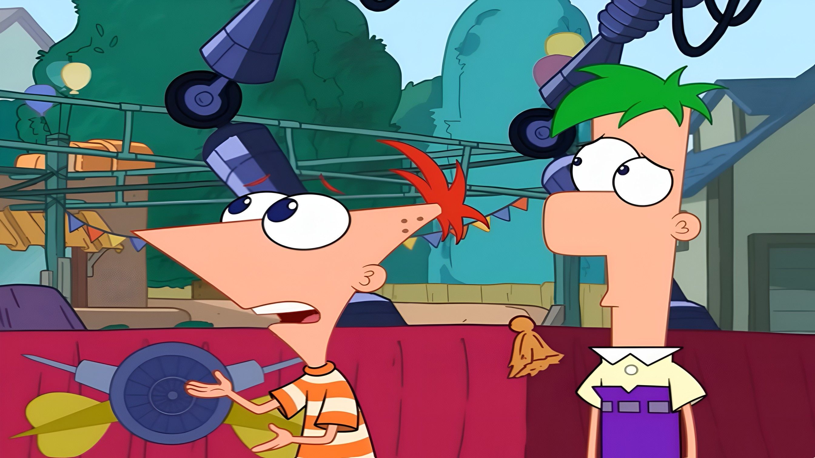 Phineas and Ferb (2007&ndash;2015, 2025&ndash;present) ( Image via YouTube / Disney Channel Animation )