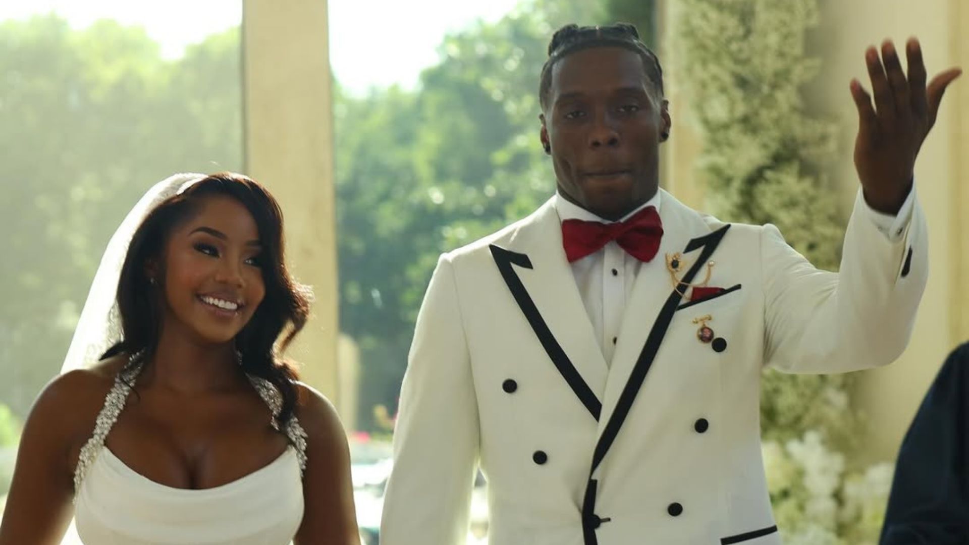 Jassi Rideaux from The Real Housewives of Potomac with her husband, Darius Harris | Image via Instagram/ @jassirideaux