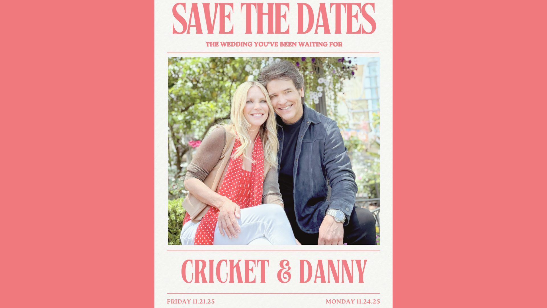 Lauralee Bell (Cricket) and Michael Damian (Danny) on The Young and the Restless | Image: CBS