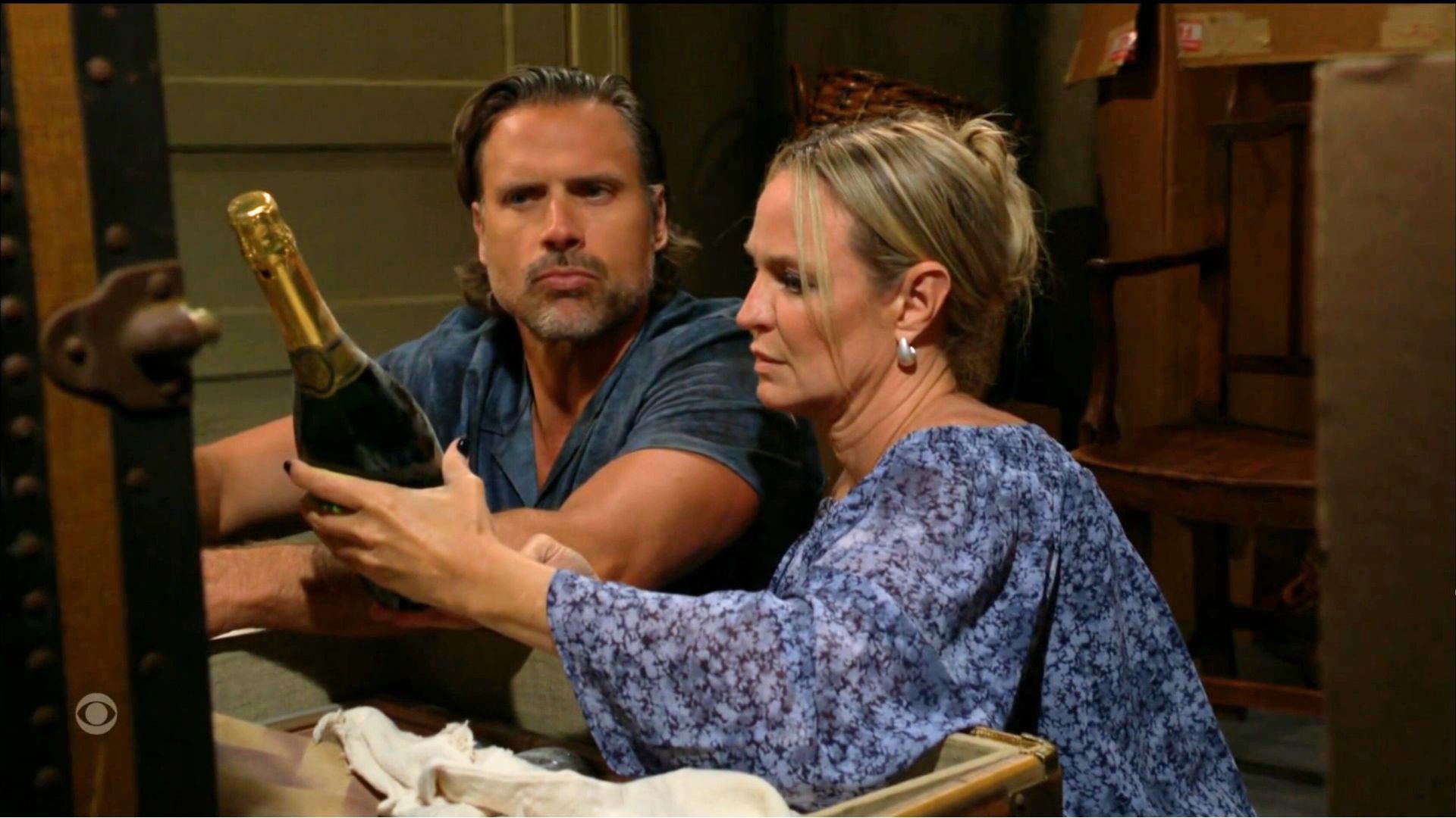 Joshua Morrow (Nick) and Sharon Case (Sharon) on The Young and the Restless | Image: CBS