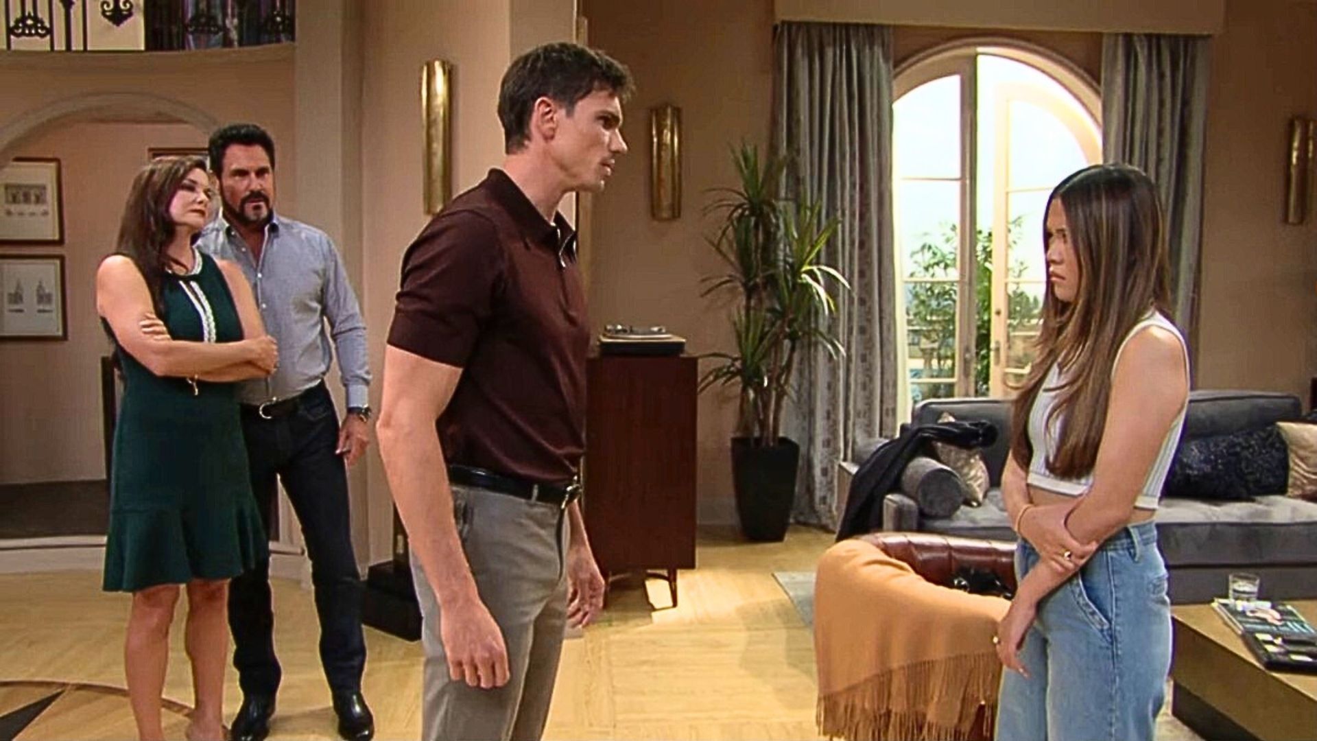 Finn is furious with Luna on The Bold and the Beautiful | Image: CBS