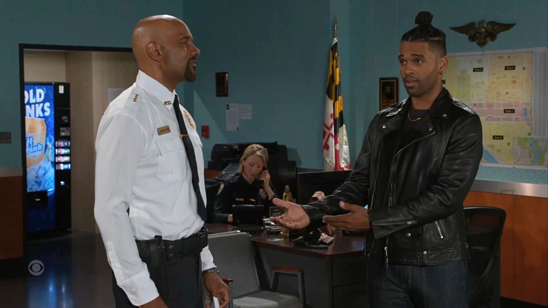 Beyond the Gates: Izaiah defends his life choices to his father, Elon | Image: CBS 