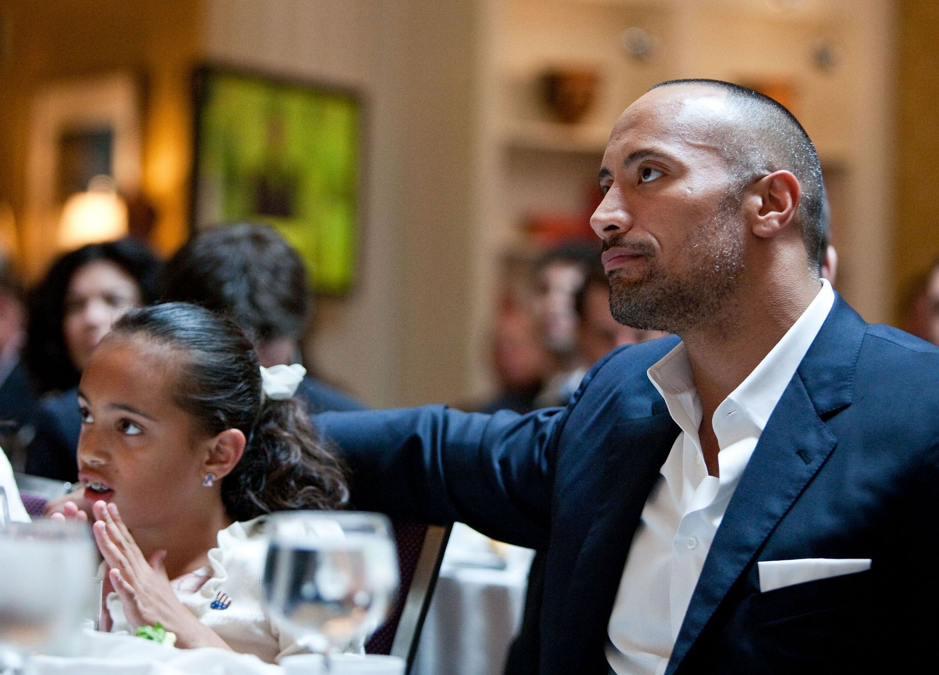 Dwayne Johnson Speaks At A Motion Picture Association Of America Symposi - Source: Getty