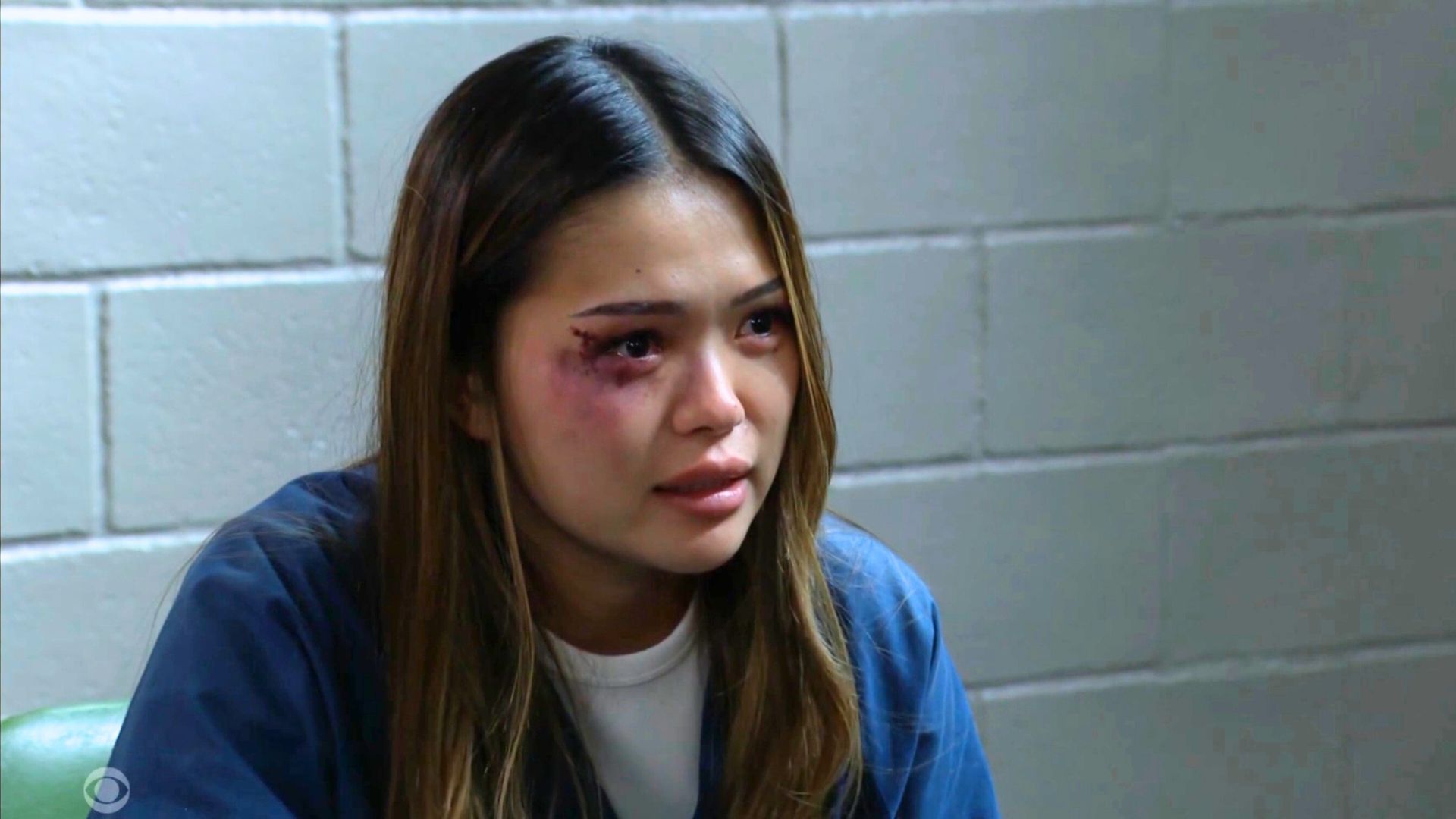 Luna caused her own black eye | Image: CBS