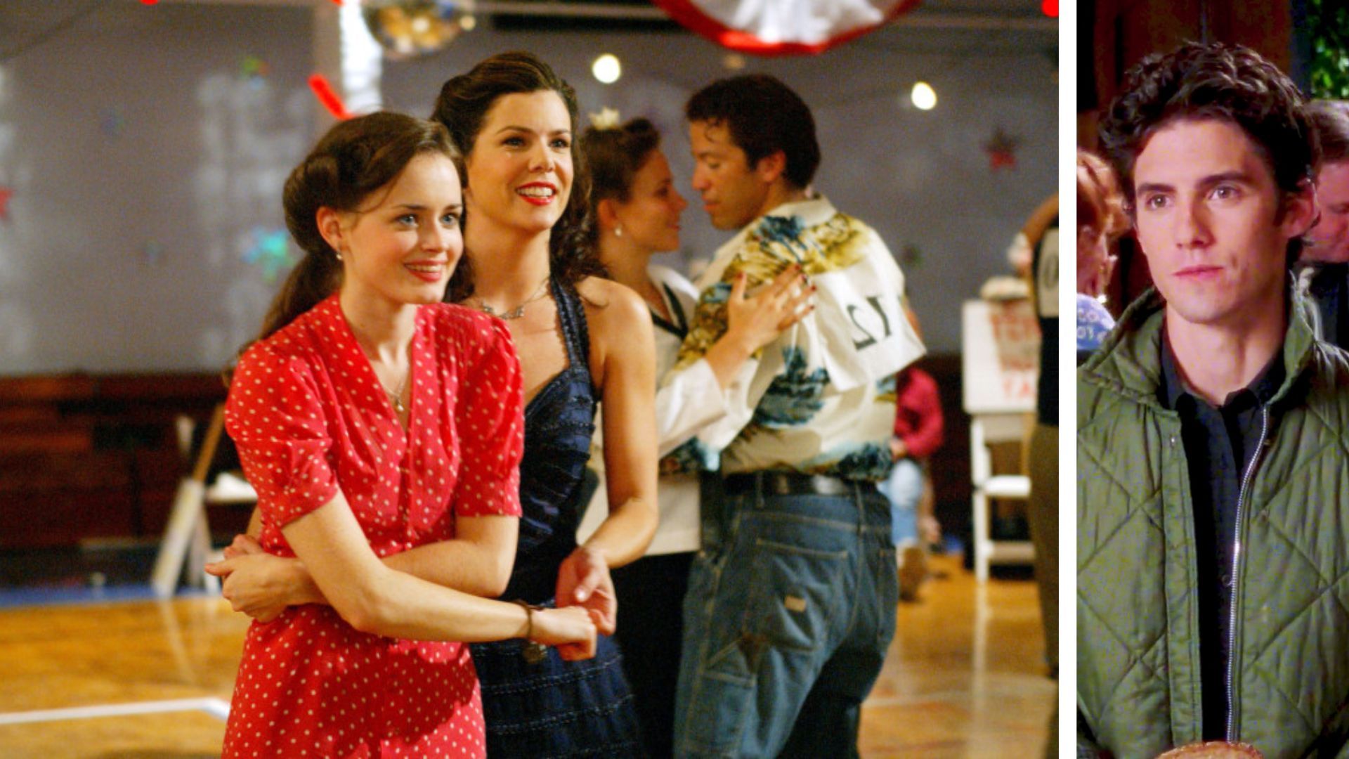 Lorelai, Rory &amp; Jess in They Shoot Gilmores, Don&rsquo;t They? (Image Via: Netflix)