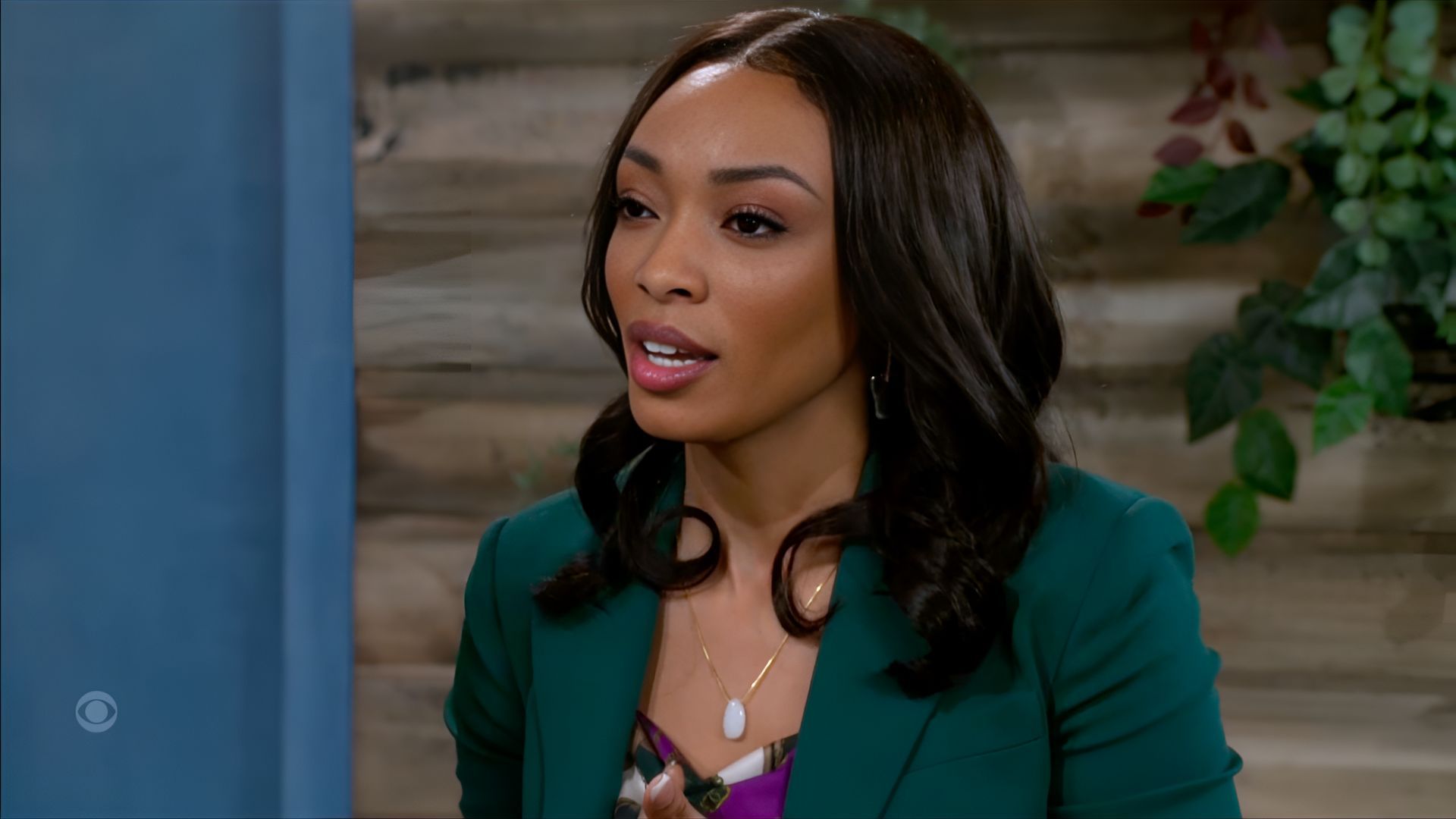 &ldquo;That birth chart my mom wants to do for you is gonna show a very abrupt end if you don&#039;t knock it off,&rdquo; the usually unflappable Madison flapped on Beyond the Gates | Image: CBS