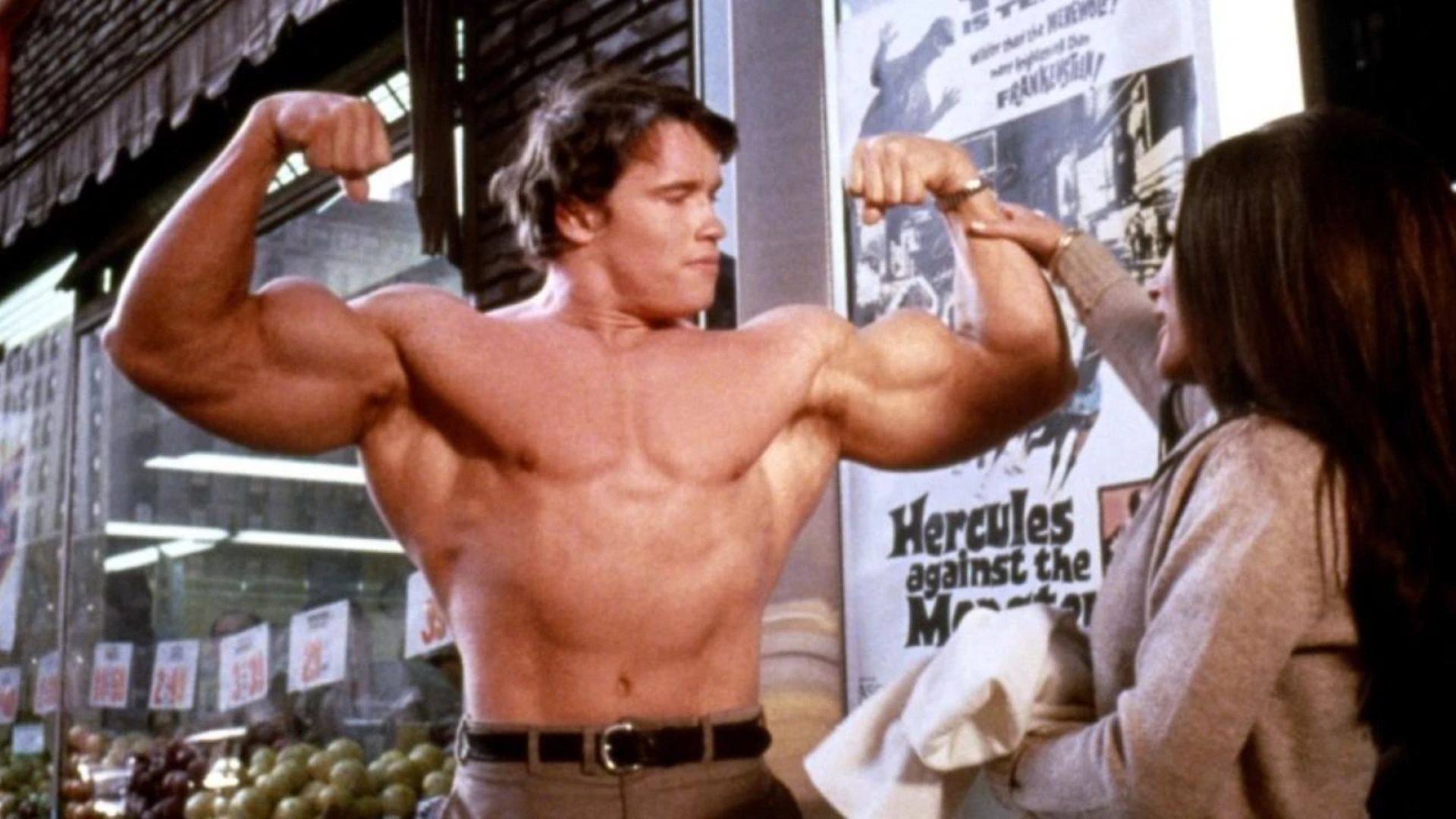Arnold Schwarzenegger in Hercules in New York | Image via MUBI