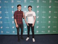 Dan and Phil at the 7th Annual VidCon - Source: Getty