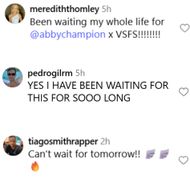Fans react to VS's post. (Image via Instagram/@victoriassecret)