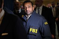 FBI Director Patel And Eastern District U.S. Attorney Nocella Holds News Conference On Major Illegal Sports Gambling Schemes - Source: Getty