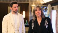 Cane (Billy Flynn) reconnected with surrogate mother Jill (Jess Walton) on The Young and the Restless | Image: CBS