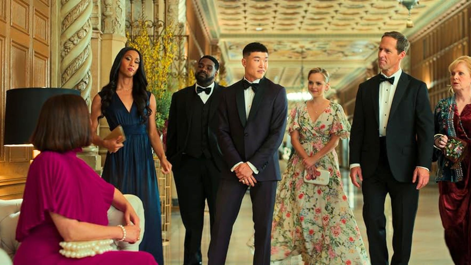 Molly during the Philanthropic Humanitarian Award in Loot Season 1 | Image via Apple TV+