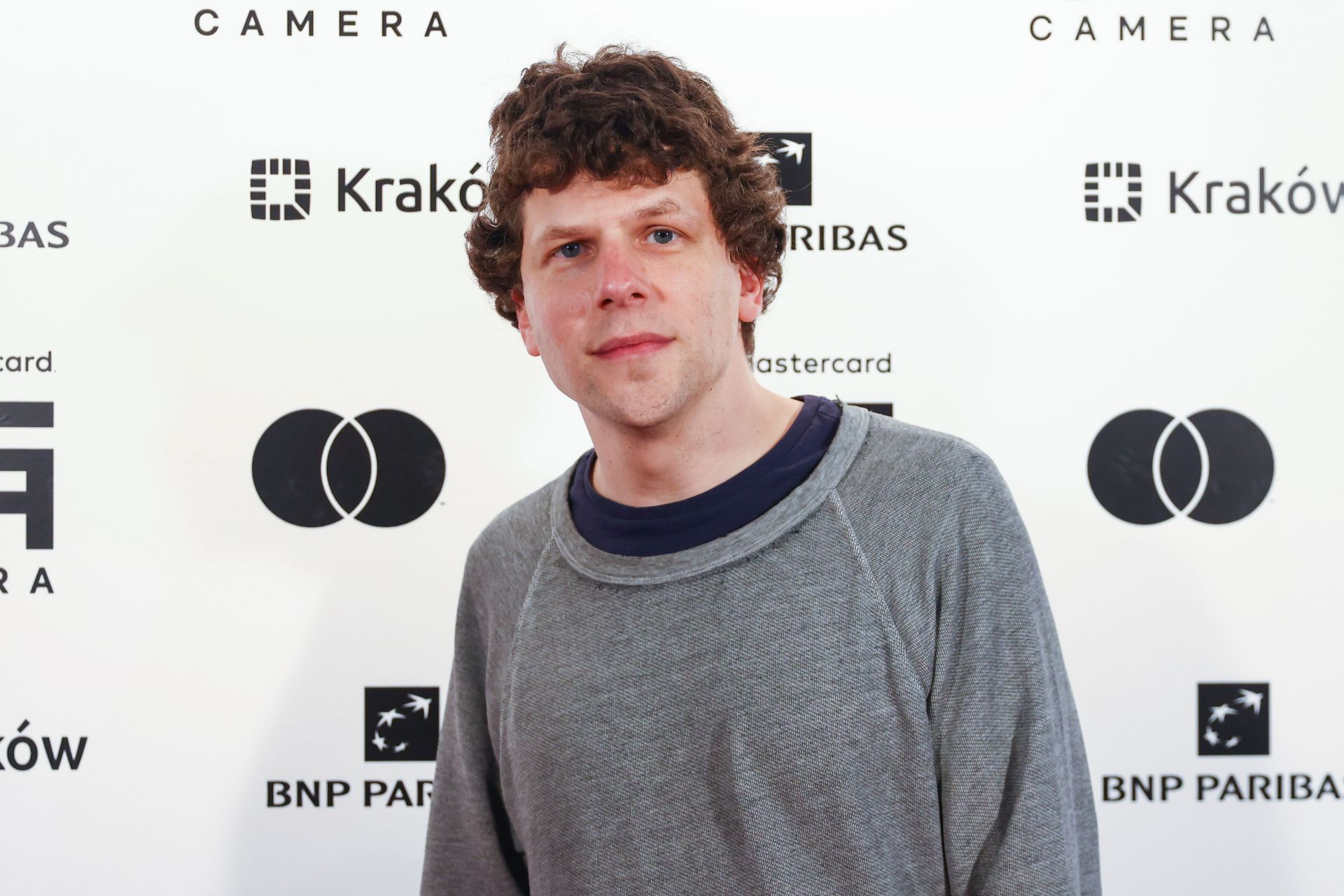 Jesse Eisenberg In Krakow, Poland - Source: Getty
