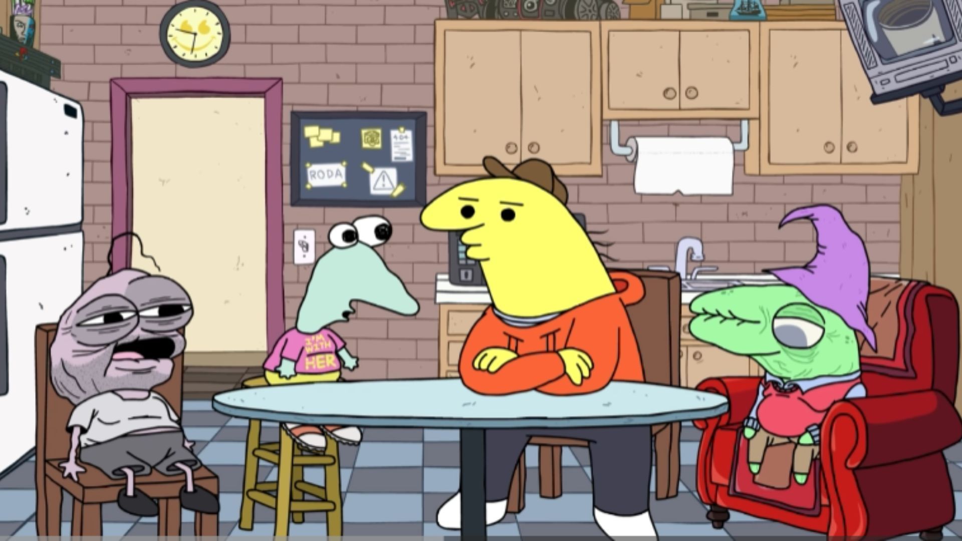 Smormu James Carter (2nd from left) | Image via Adult Swim