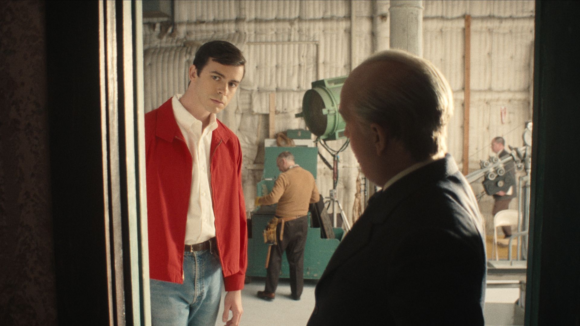 Joey Pollari as Anthony Perkins in Monster: The Ed Gein Story (Image via Netflix)