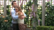 Kyle Abbott (Michael Mealor) would love to have Claire Newman (Hayley Erin) back in his arms on The Young and the Restless | Image: CBS
