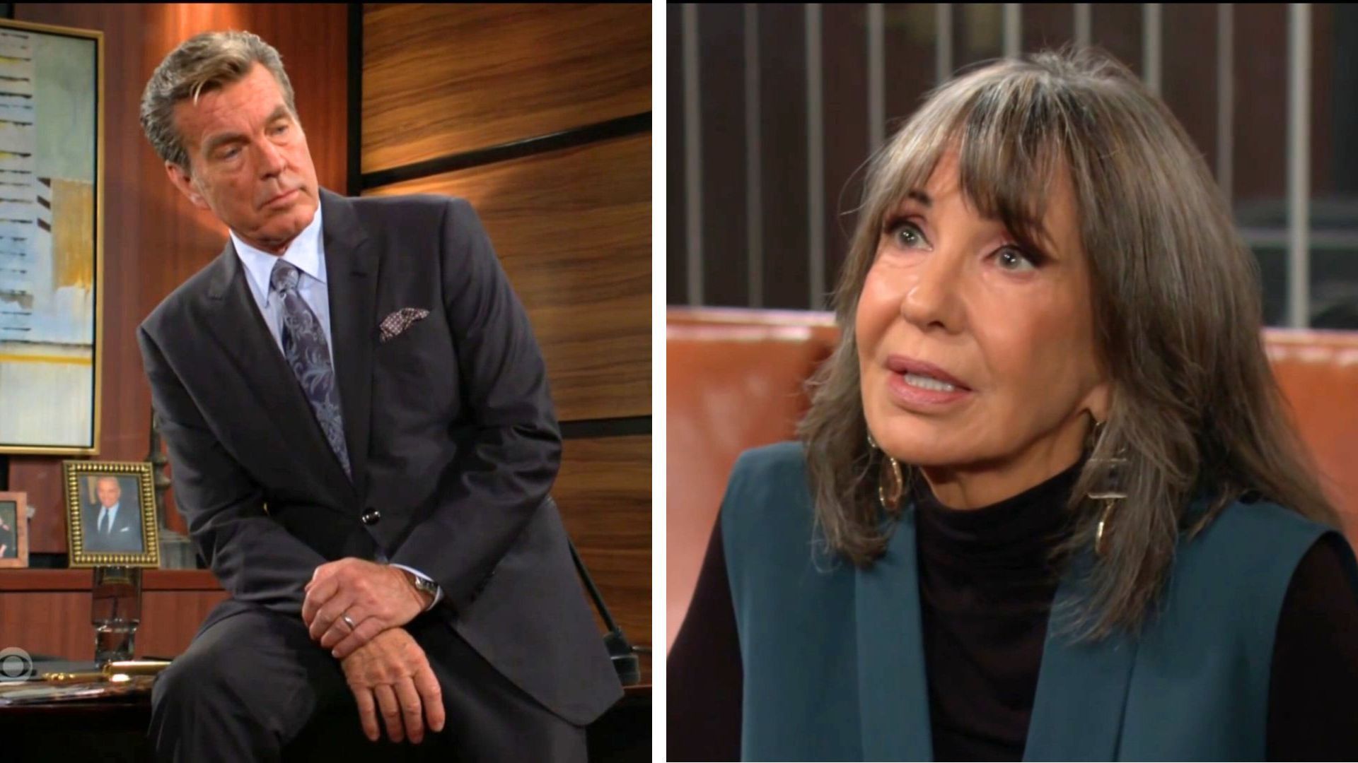 Peter Bergman (Jack) and Jess Walton (Jill) on The Young and the Restless | Image: CBS