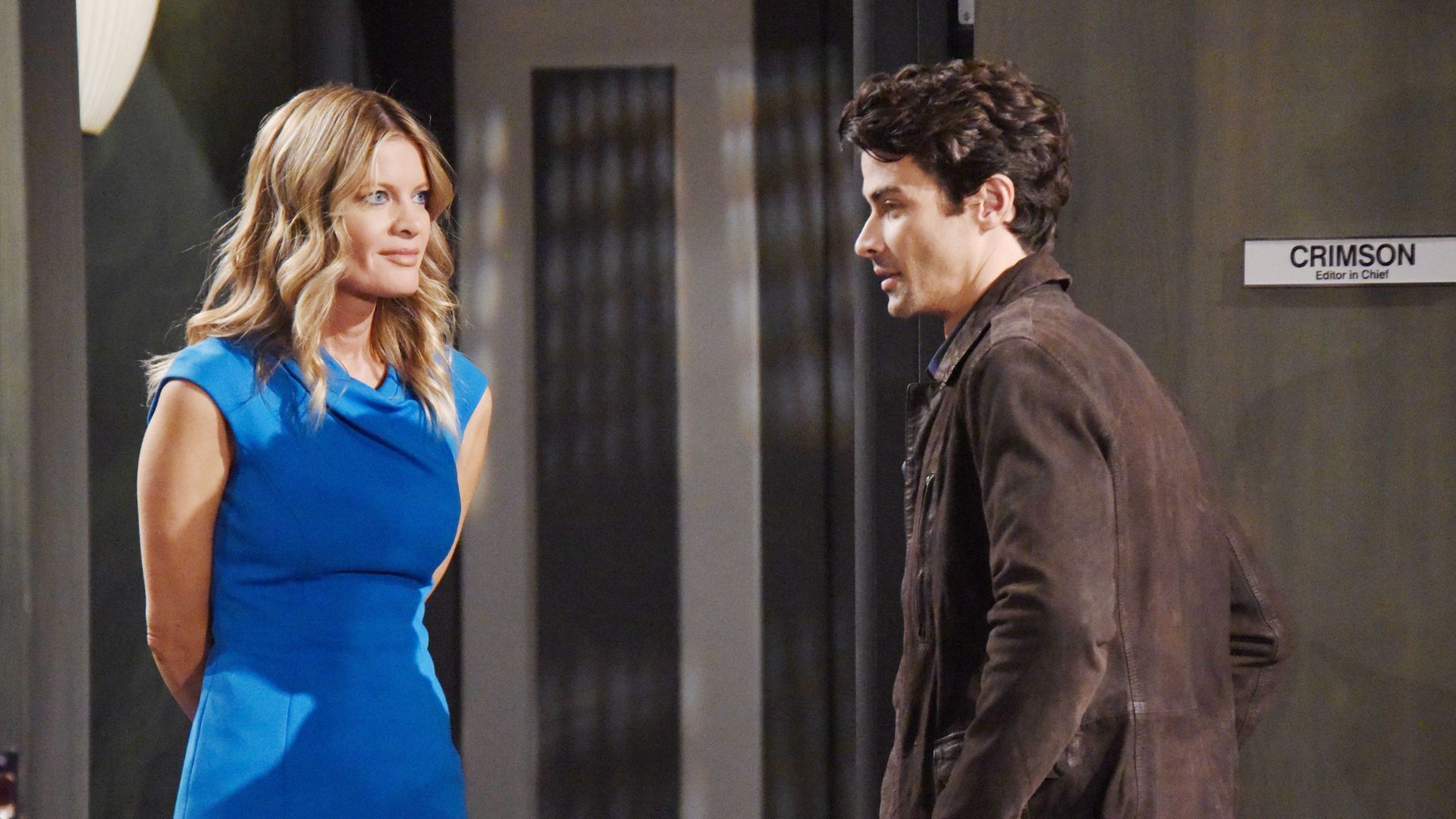 Michelle Stafford (Phyllis) and Matt Cohen (Det. Burrow) played in scenes together on General Hospital; now they&#039;re on The Young and the Restless | Image: JPI