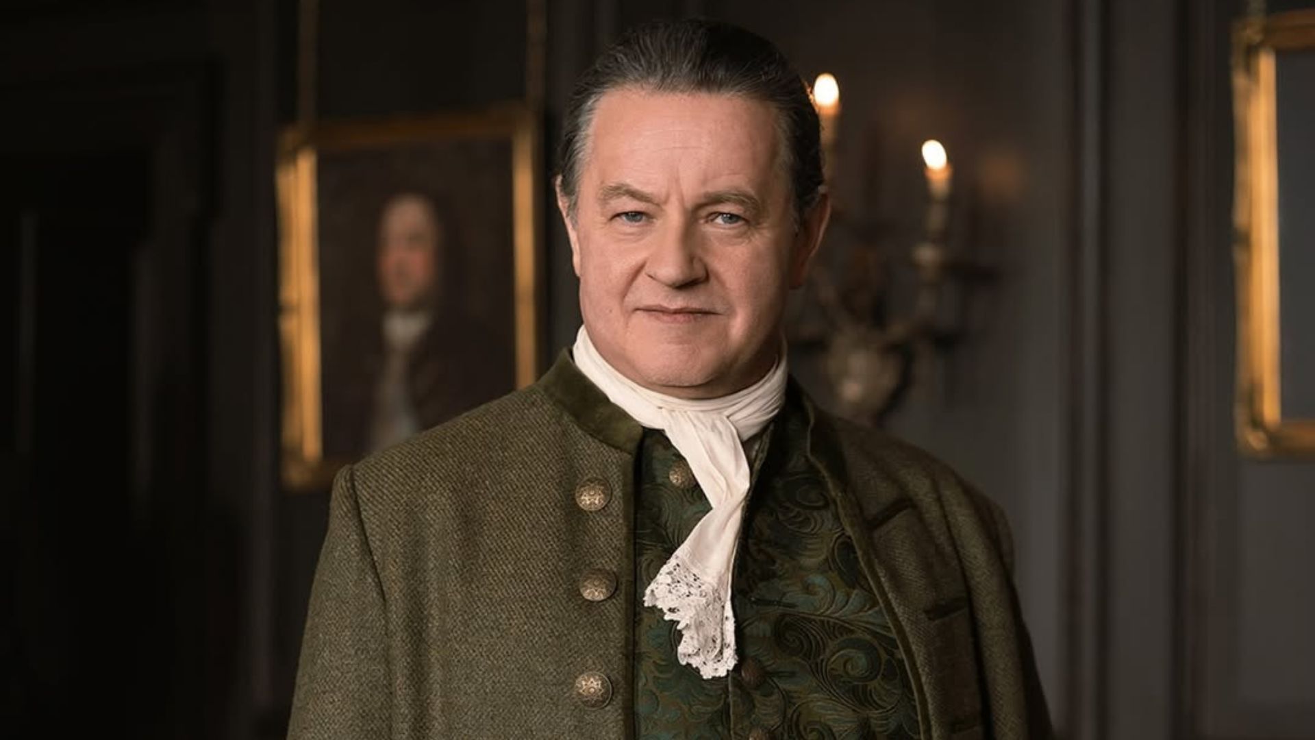 Brian McCardie as Issac Grant in Outlander: Blood of My Blood  (Image via Instagram/@outlander_starz)