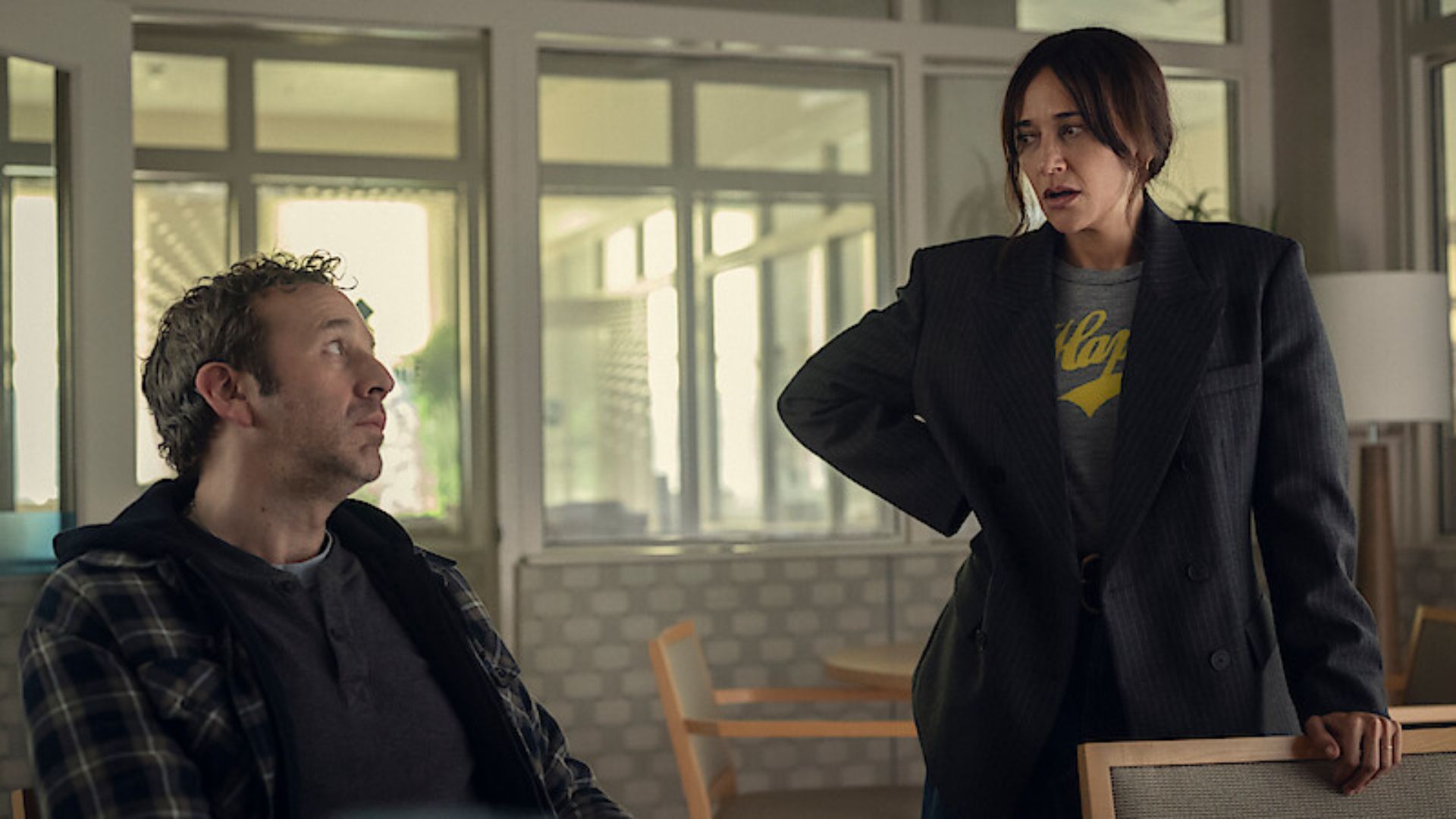 A still from Black Mirror Season 7 Episode Common People (Image via Netflix)