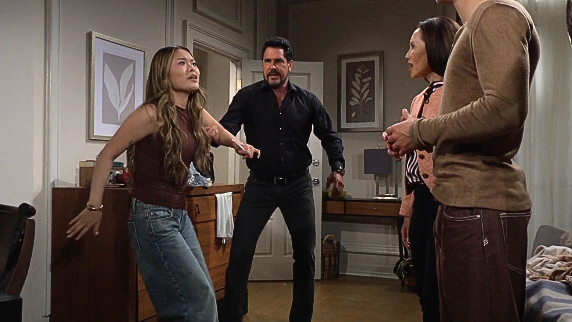 Bill has showed his fury toward Luna multiple times on The Bold and the Beautiful | Image: CBS