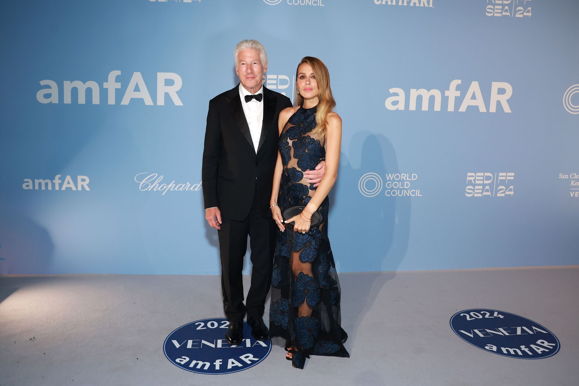 Richard Gere quietly moved out to Spain to be closer to his in-laws. In frame, with his wife, Alejandra Silva (Image via Getty)