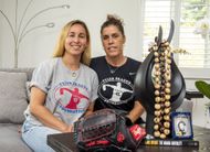 Carli Skaggs and Debbie Skaggs at One Year Anniversary Of Tyler Skaggs' Death - Source: Getty