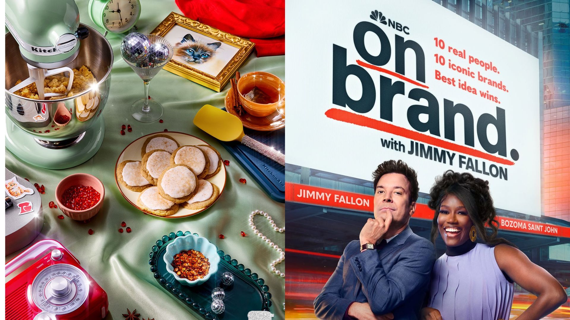 On Brand with Jimmy Fallon x KitchenAid for episode 6 | Image via Instagram/ @nbc @kitchenaidusa