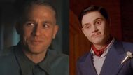 Charlie Hunnam in Monsters: The Ed Gein Story and Evan peter in AHS: Hotel | Image via Netflix and FX
